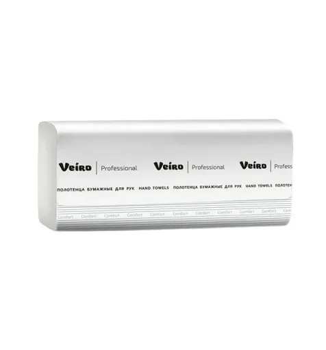 Z1-200 Veiro Professional Lite бумажные полотенца листовые,белые,1сл.,1*28